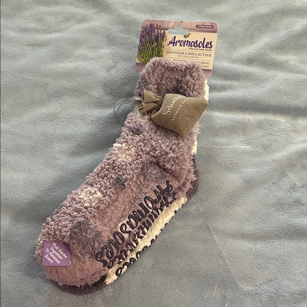 Aromasoles Lavender Shea Butter Socks